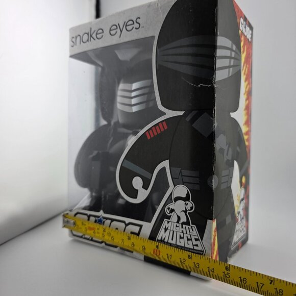 Hasbro Mighty‎ Muggs G.I. Joe Snakes Eyes w/Machine Gun & Sword Vinyl Figure NEW - Picture 7 of 8
